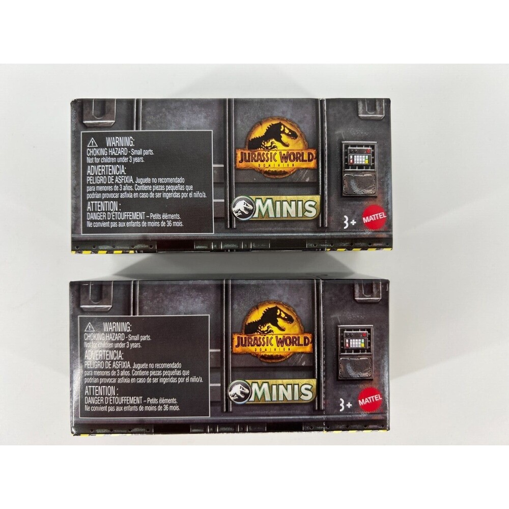 2022 Mattel Jurassic World Dominion Minis Dinosaur Blind Box 2 Pack